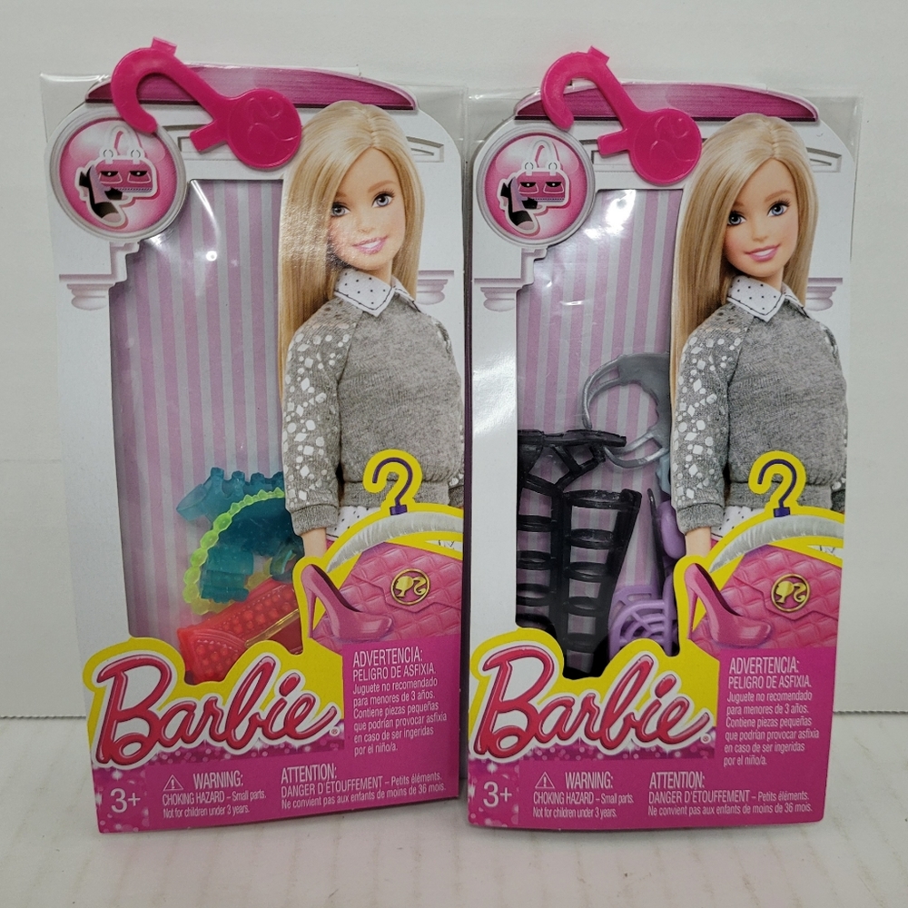 Barbie Accessories Lot Shoes Purses And Glasses